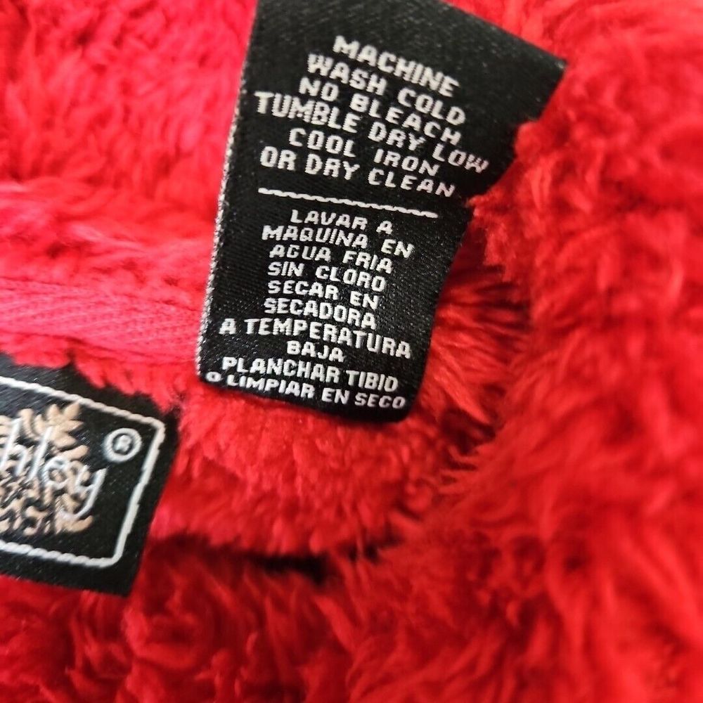 jane ashley vest Red Lg fleece full zip - Picture 9 of 10